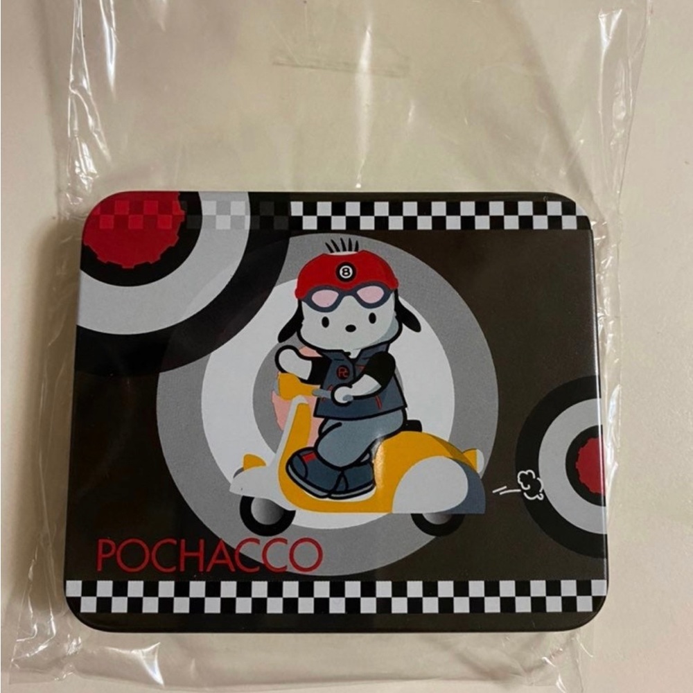 Vintage Sanrio Pochacco Notepad in Tin.